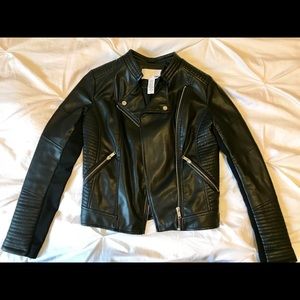 bar III Vegan (non-leather) leather jacket